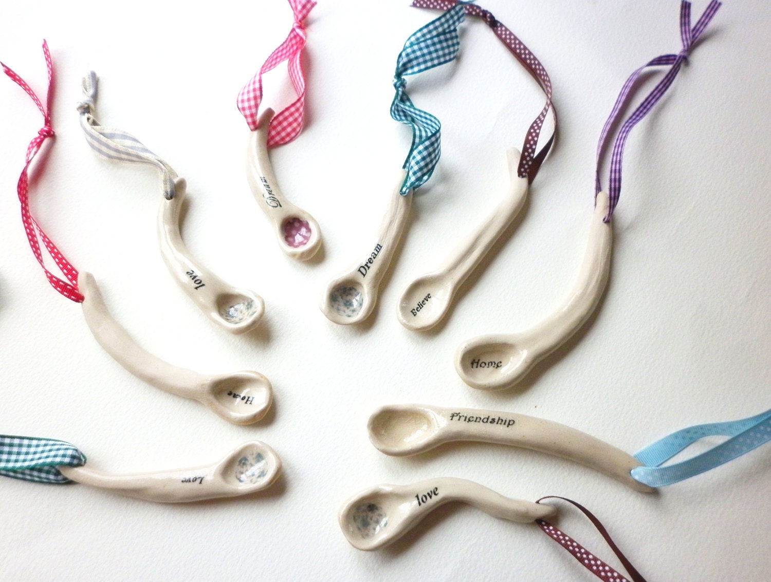 A handmade ceramic Dream Design Spoon