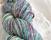 GOLD TWIST  Hand dyed Spun Maggie Marie Bulky Alpaca 200 Yards