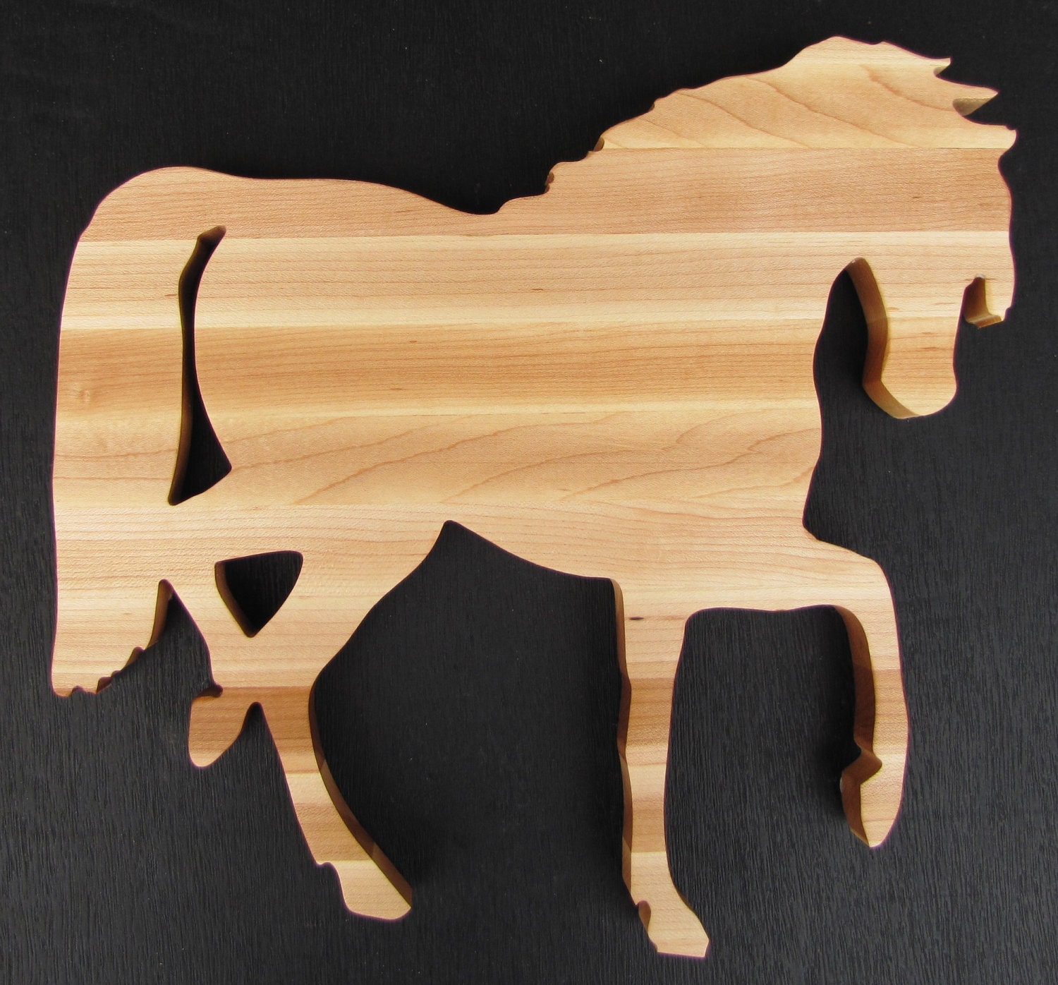 Woodbob.com Horse Cutting Board - Custom Shaped Cutting Boards