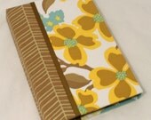 Kindle Fire Case Stand, Nook Tablet Case Stand- Hardcover Book Style, Joel Dewberry Dogwood Bloom in Harvest,  Magnet Close Personalize