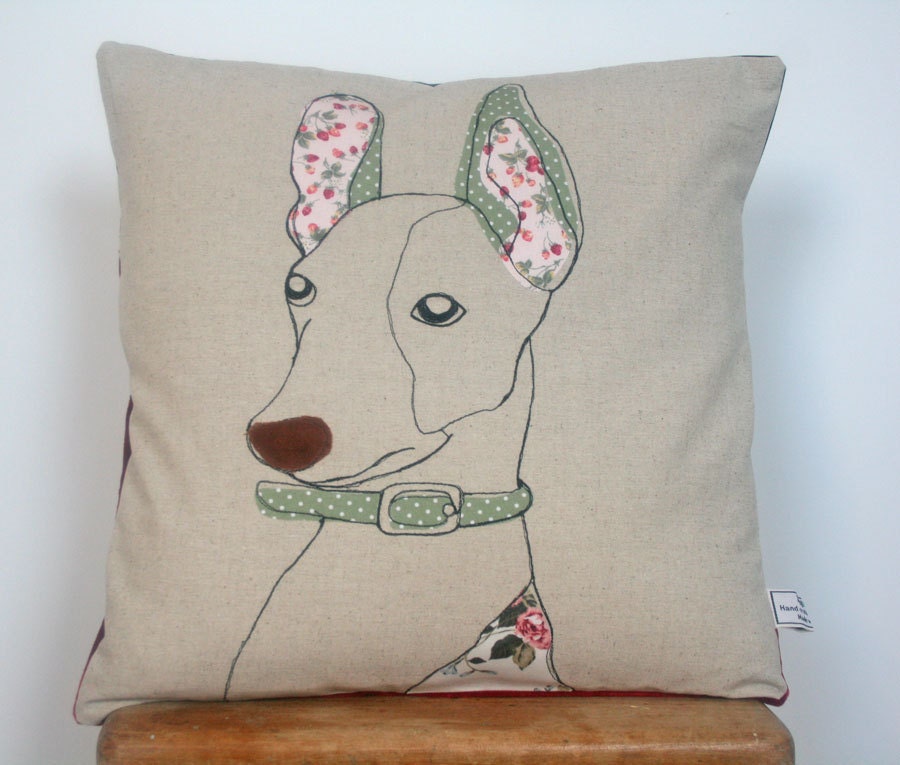 Applique Dog Pillow