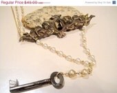 MothersDaySale For the Love of a House  (Vintage Key Hole Necklace)