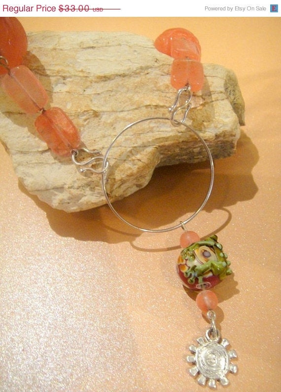 MothersDaySale Big Green Frog in a Cherry Tree
