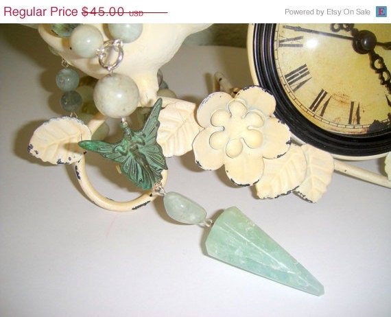 MothersDaySale Ask it Yes Or No         (Aquamarine Necklace)