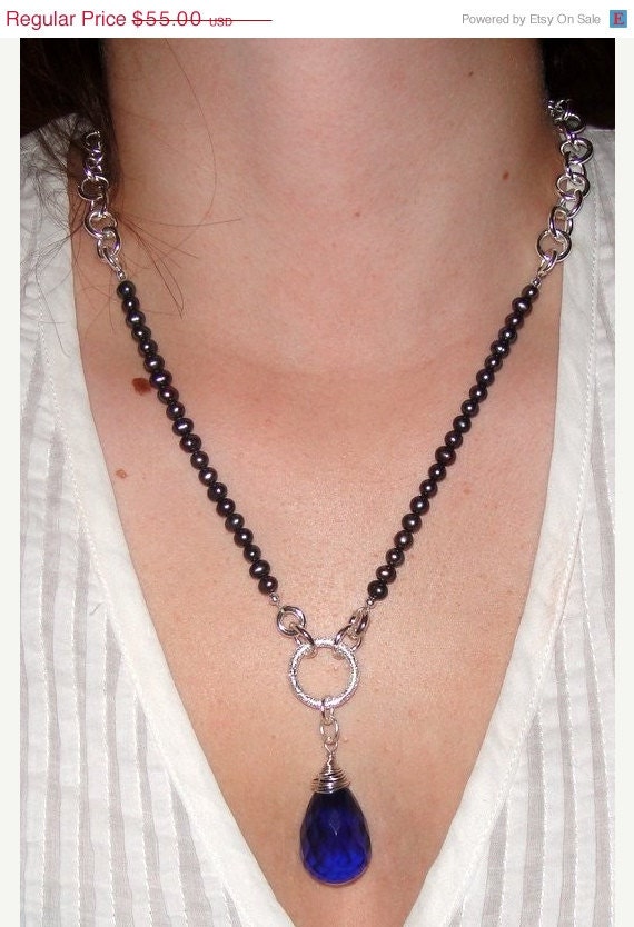 MothersDaySale For the Love of a Single Drop of Vampire Blood   (Large Opal Briolette Necklace)