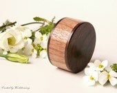 Engagement ring box - unique, elegant, original Woodstorming design - MADE TO ORDER