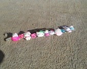 SALE SALE Hello Kitty Charm Bracelet silver tone