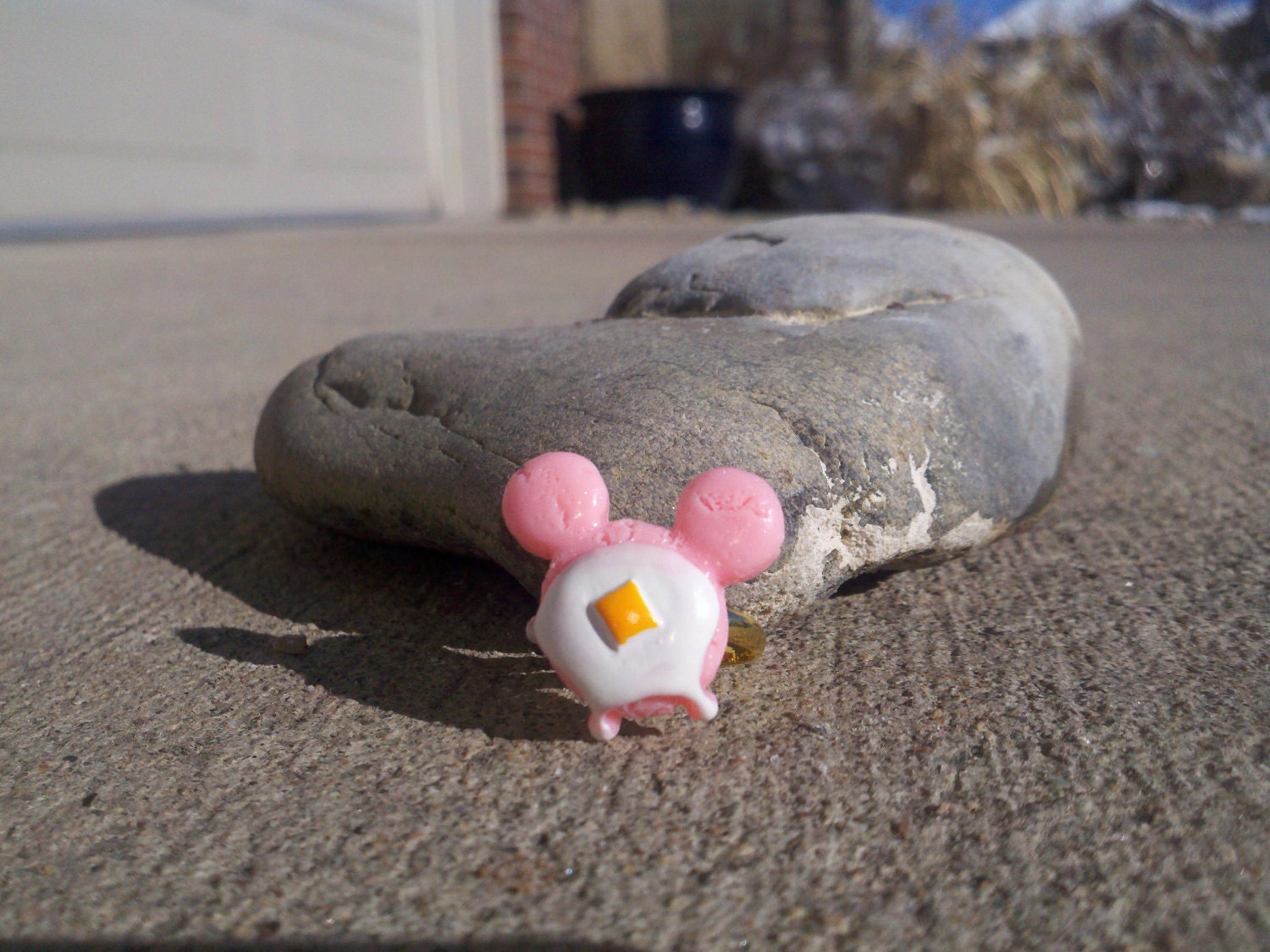 50% offMickey Mouse Minnie Mouse Pancake Ring Pink on adjustable gold ring with butter
