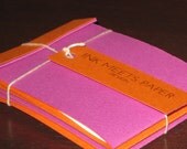 Mini Color Blocking Matchbook Notebooks S/3