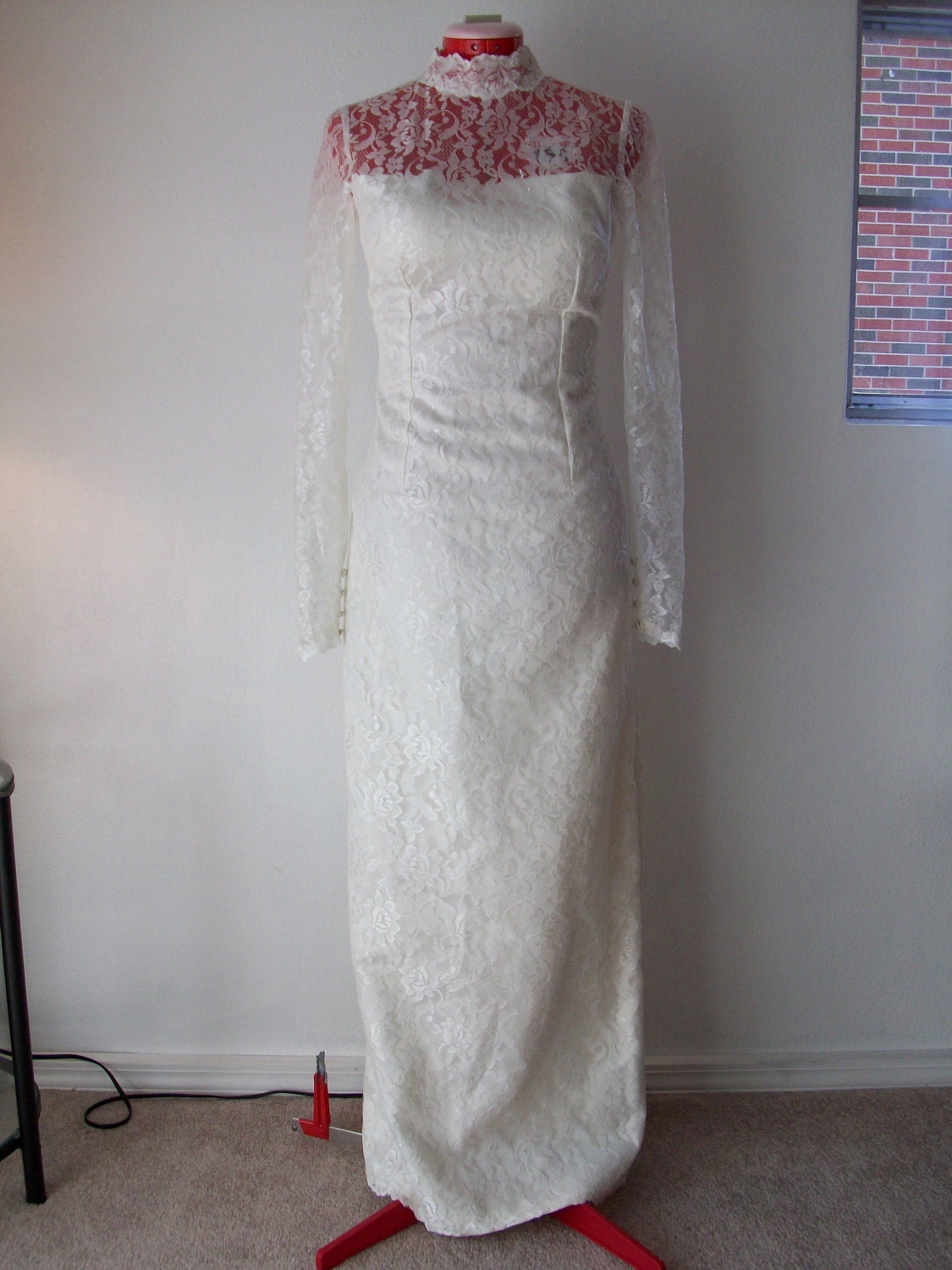 1970's Vintage Wedding Dress