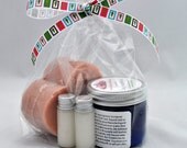 Gift for Mom, Facial Set-Rose Clay Facial Mask with Aloe Rose Liquid & Rose Clay Soap
