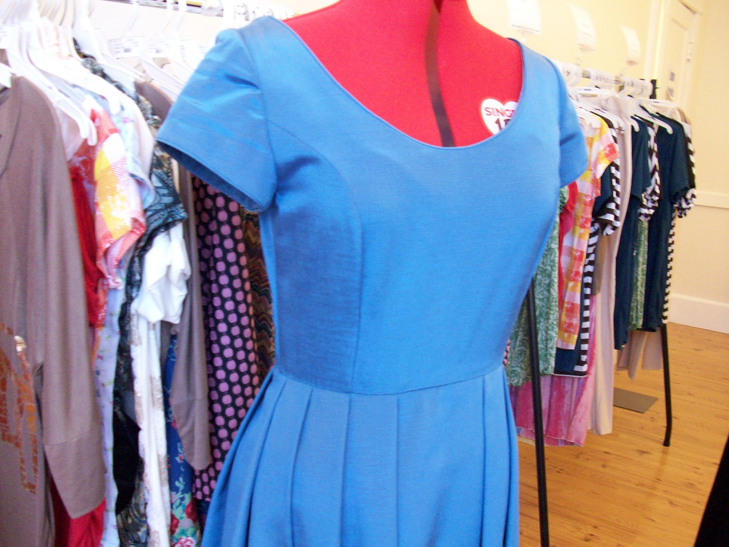 Blue Party Dress - 1950's Vintage
