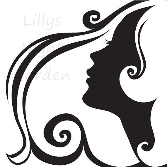 Digital Stamp, Retro, Digi Stamps, 'Retro Lady 7'