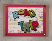 Handmade Greeting Card-Vintage Road Trip Invite