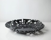 Black Cutaway Platter