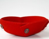 NEW PETITE Felt Bowl in 5mm Thick Virgin Merino Wool Felt