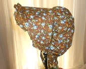 Women's Sunbonnet, Large, Woodland Rose