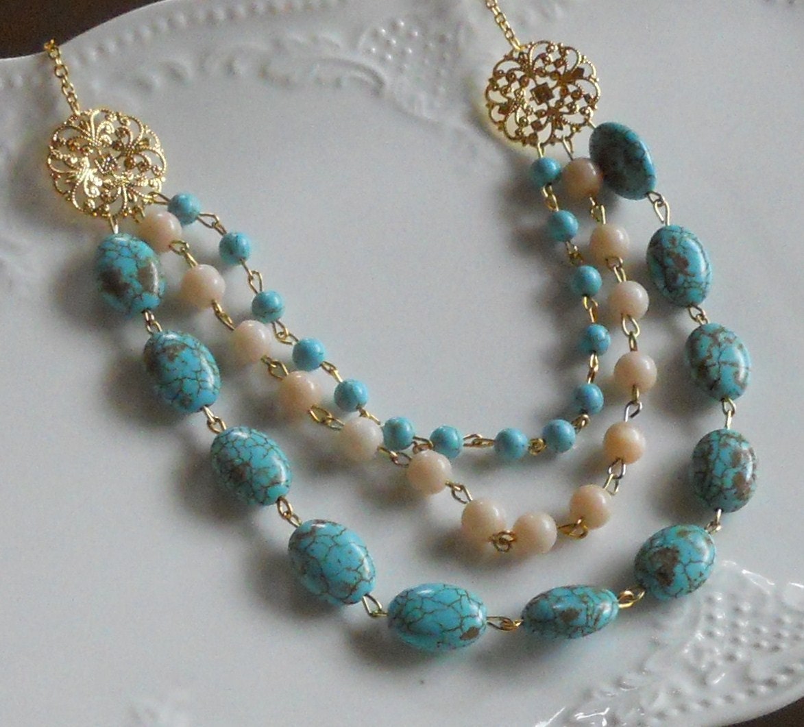 Turquoise Statement Necklace