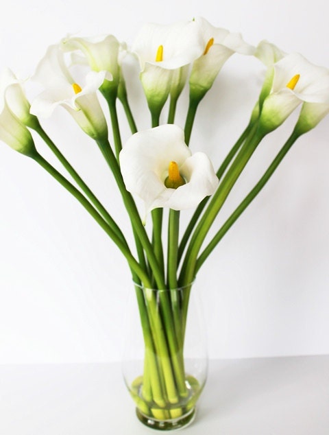 Everlasting Silk Calla Lily Arrangement - AlteredDecor