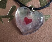 Legend of Zelda inspired Heart Piece Container Pendant