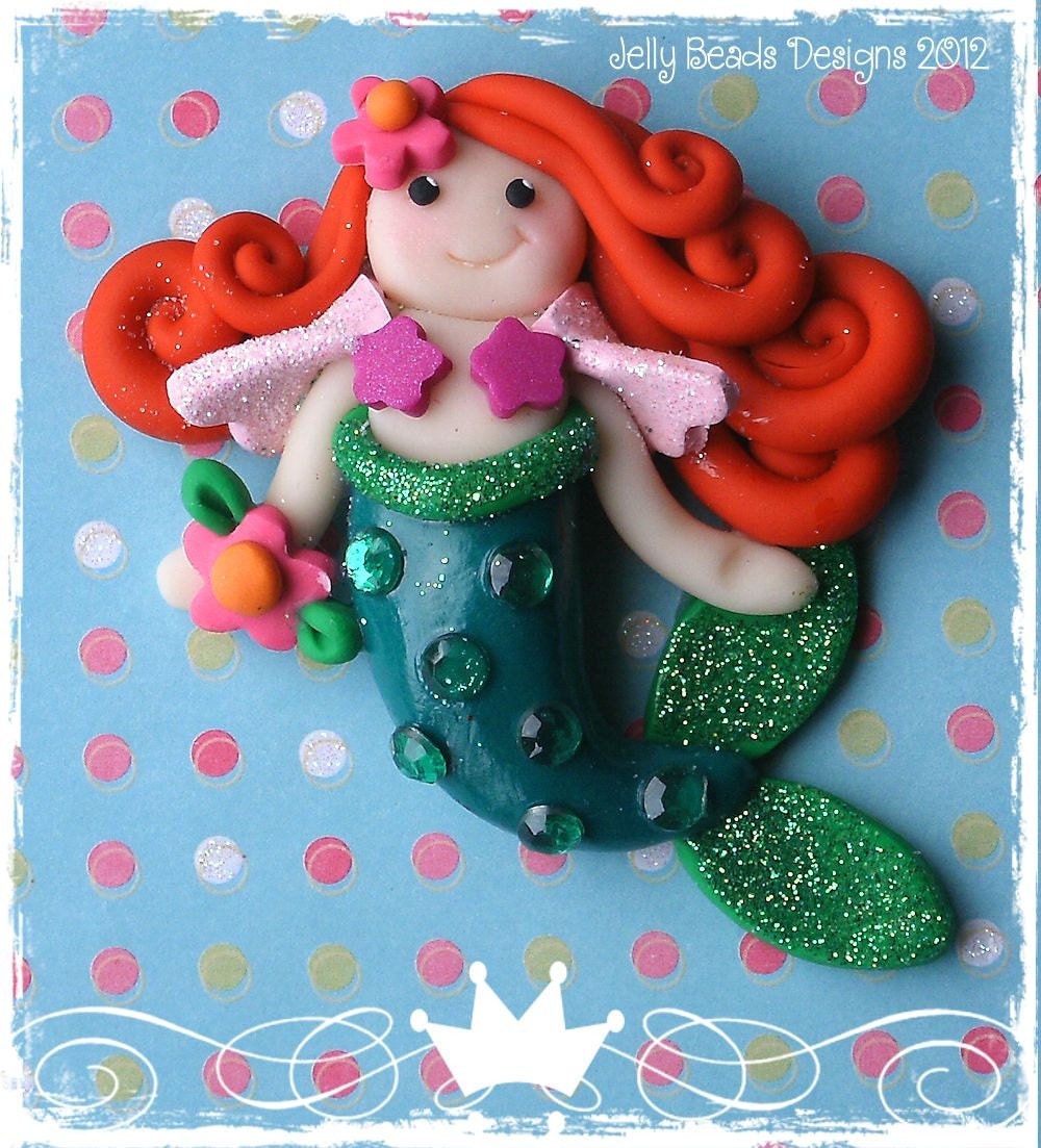 Princess Parade-Classic Ariel bead/pendant/bow center