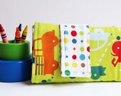 Crayon Wallet - Traffic Edition - A Montessori and Waldorf Inspired Travel Toy for Self Guided Art