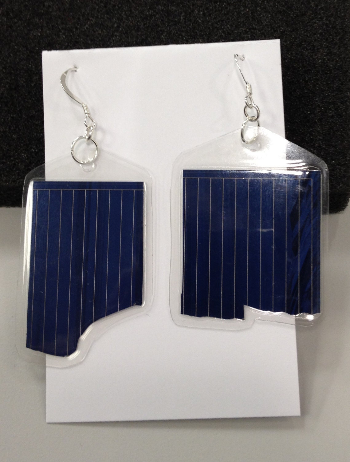 Solar Panel Dangle Earrings - Large