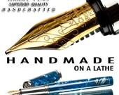 20% ALL PENS On SALE Now High quality fine writing instrument one of a kind fountain pen Handcrafted Fountain Pen with Aston Leather Case C