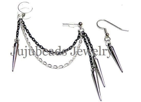 Captivate -  Chain Ear Cuff Earring Set