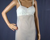 SALE 60s Minty Mist Olga Young Secret Babydoll Gown, 34 A - Vintage Lingerie