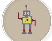 Buy 4 get 1 free ,Cross stitch pattern, Crossstitch PDF,Dancing lightning robot,zxxc0202