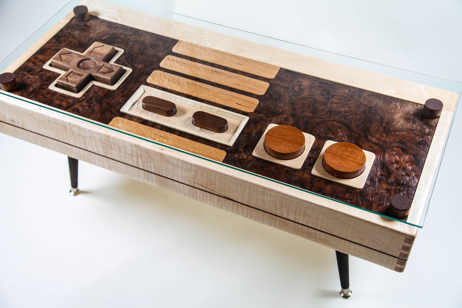 Nintendo Controller Coffee Table - FUNCTIONAL - TheBohemianWorkbench