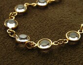SALE Swarovski Crystal Bracelet with Clear Crystals
