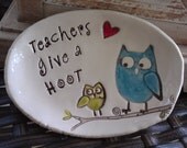 Teachers give a HOOT - little dish