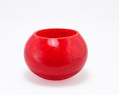 Blown Glass Vase Bold Red Centerpiece Mothers Day Gifts for Mom Glass Sphere Flower Vase dtteam teamcamelot tagt