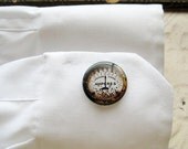 20% off EVERYTHING Steampunk cufflinks wedding antique amperes gauge industrical mechanical rusty vintage machinery parts