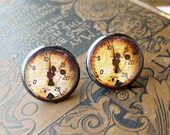 20% off EVERYTHING Steampunk cufflinks wedding antique RUSTY gauge industrical mechanical rusty vintage machinery parts