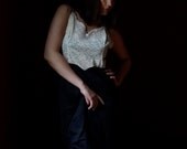 1950's Vintage Lace Two Tone Slip