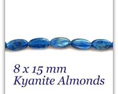 Kyanite Beads by the Strand - Blue Kyanite - Metallic Blue