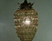 Hollywood Regency Bubble Glass Pendant