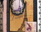 OOAK Neo Victorian Dreamer Journal Paris Cottage Chic