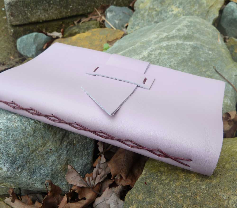 Leather Journal - mauve