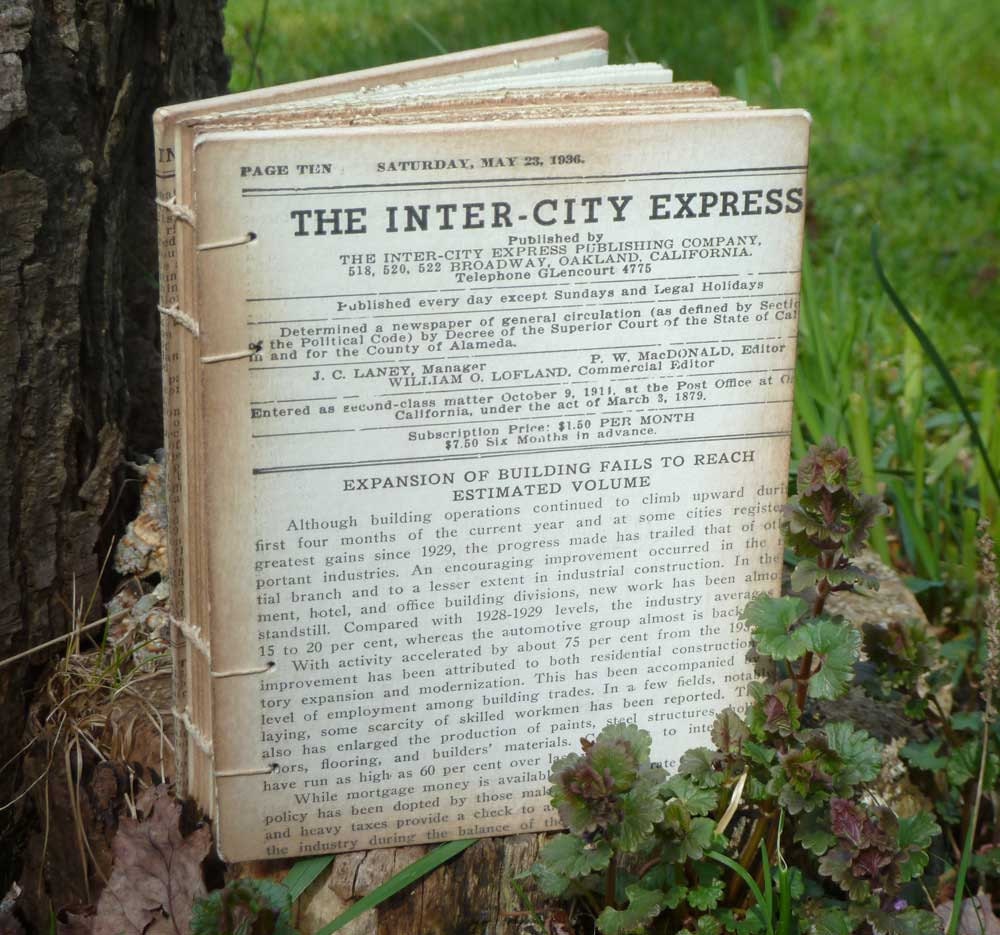 The Inter-City Express - Handmade Journal