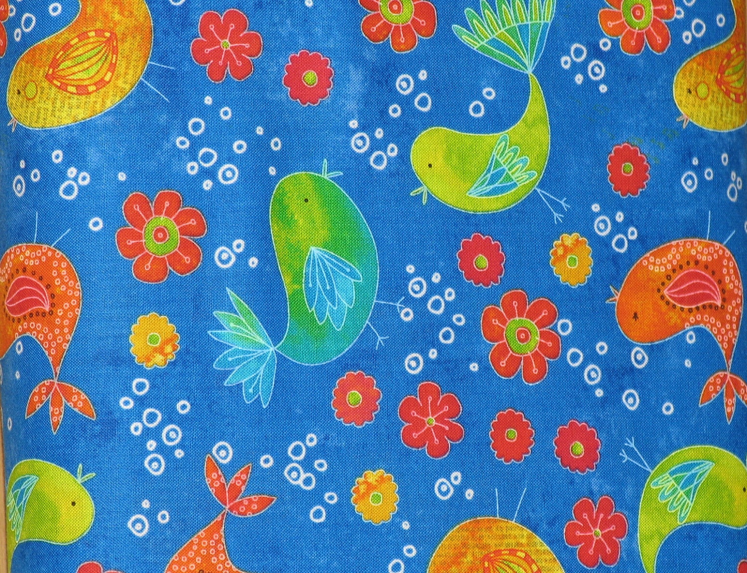 Timeless Treasures Fabric / Chicks & Flowers
