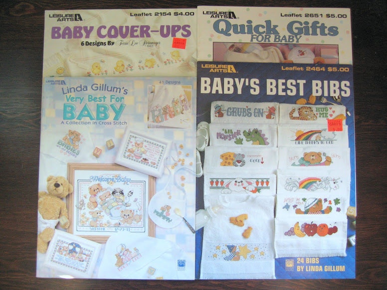 Sale - Baby Theme Cross Stitch Pattern Book Set