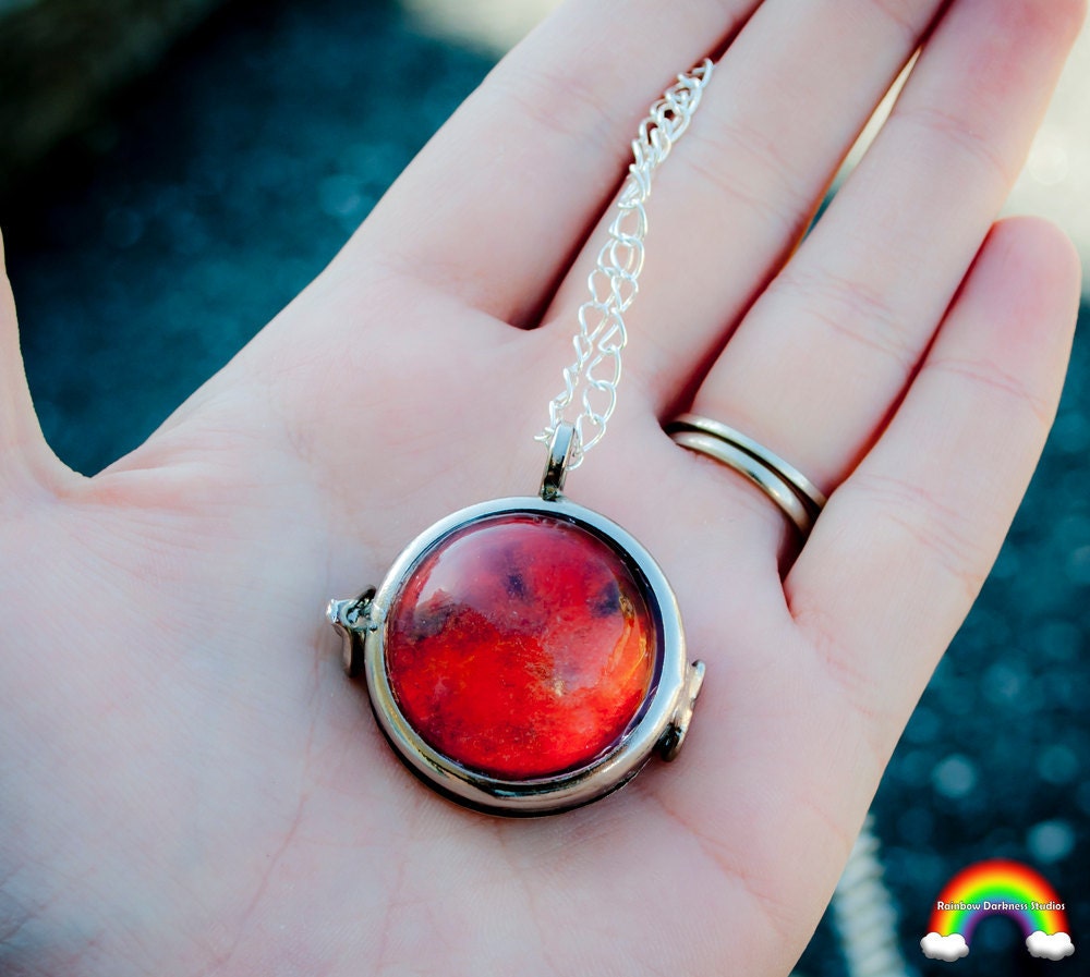 Health Orb- Diablo Inspired Video Game Jewelry