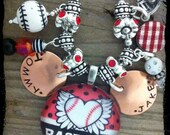 Baseball Mom Charm Necklace