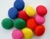 12 bright felt fabric buttons for sewing and crafts (15mm / 1.5cm) - nataliescrafts1