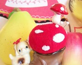 Mushroom in a Boot Pincushion