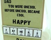 Father's Day Chemistry Card - Big Ole Geek Green